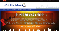 Desktop Screenshot of aidshilfe-kiel.de